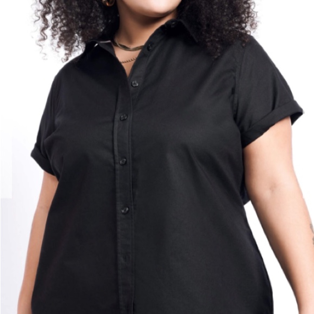 Wildfang Black Essential Oxford size XL